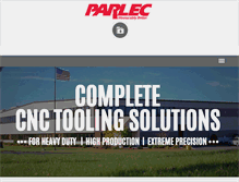 Tablet Screenshot of parlec.com